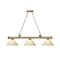 Z-Lite Cordon 3 Light Billiard, Rubbed Brass & Golden Mottle 2306-3RB-AGM14 - alternate 8
